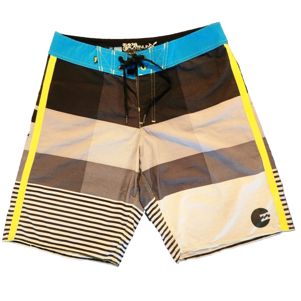 BILLABONG Platinum X Recycler PX3 Men's Board Shorts Swim Trunks Size 32 Stretch